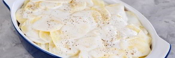 картошка с фаршем, сыром и майонезом в духовке