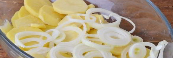 картошка с фаршем в духовке