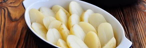 картошка с грибами и сыром в духовке