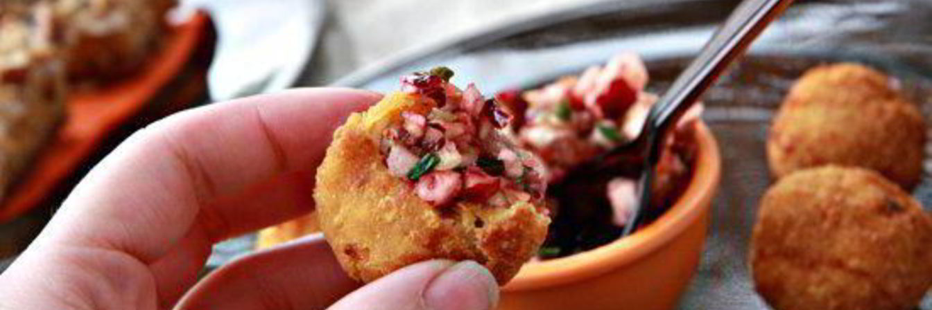 Крокеты с индейкой и сладким картофелем