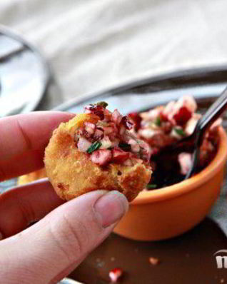 Крокеты с индейкой и сладким картофелем