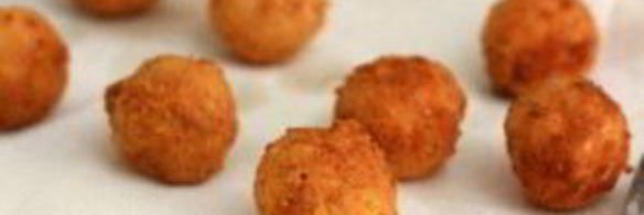 крокеты с индейкой и сладким картофелем