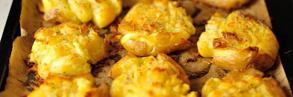 молодая картошка в духовке