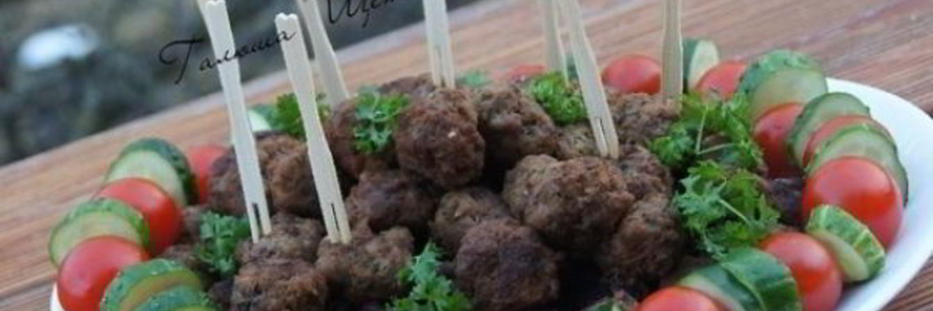 Мясные крокеты из телятины с тыквой