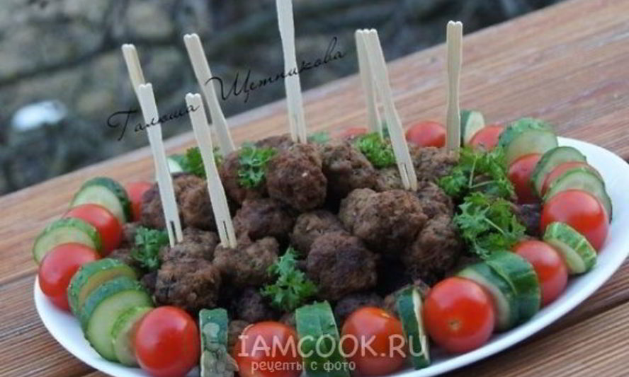 Рецепт мясных крокетов из телятины с тыквой