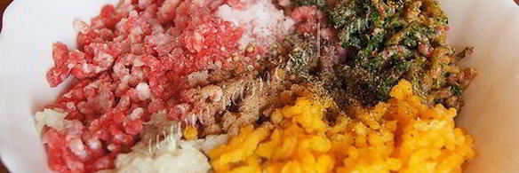 мясные крокеты из телятины с тыквой
