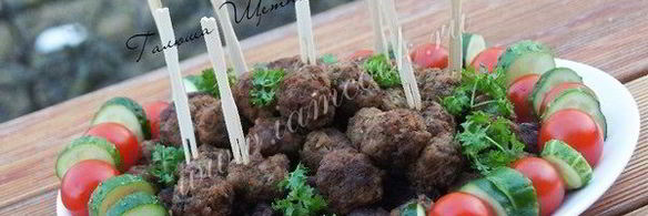 мясные крокеты из телятины с тыквой