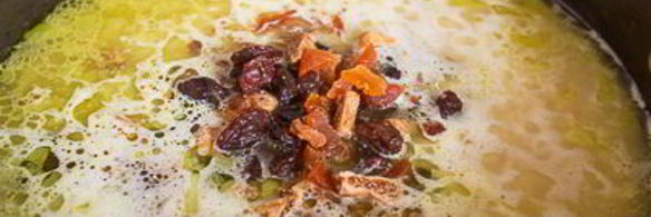 пряный рис с сухофруктами