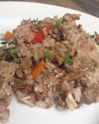 Рис с фаршем