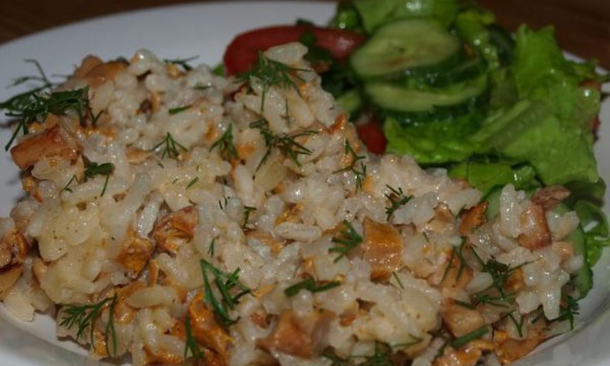 Рецепт риса с грибами