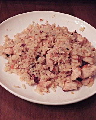 Рис с индейкой, имбирем и кардамоном