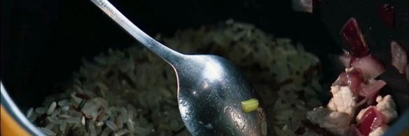 рис с индейкой