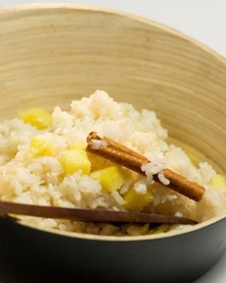 Рис с кокосом и ананасом