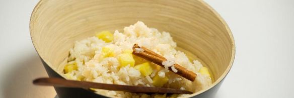 рис с кокосом и ананасом