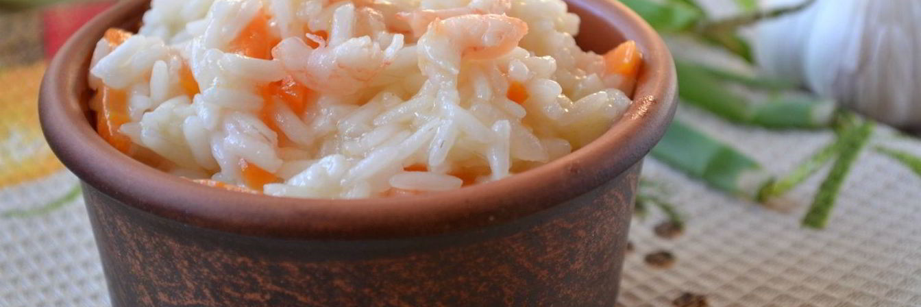 Рис с креветками