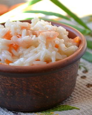 Рис с креветками