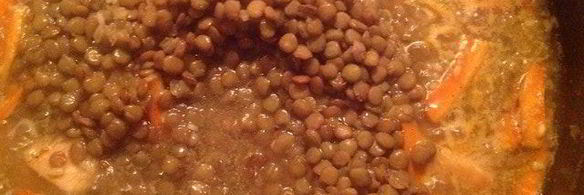 рис с курицей и чечевицей