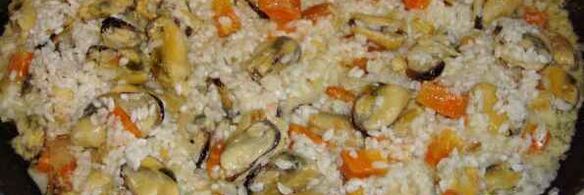 рис с мидиями