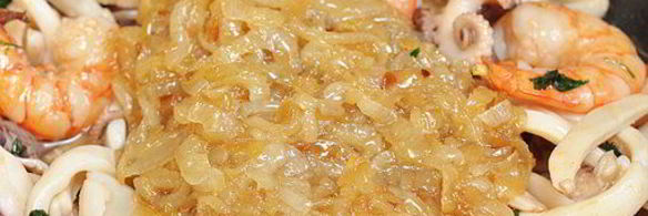 рис с морепродуктами и овощами