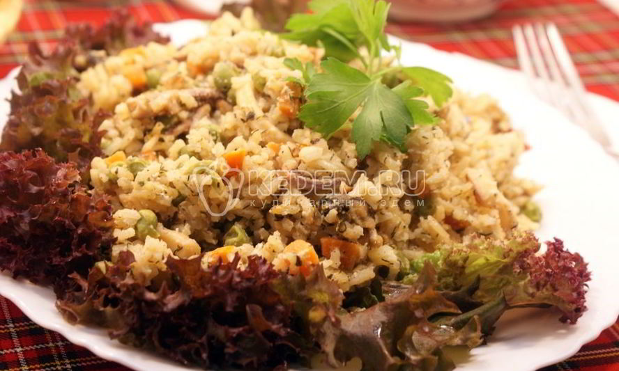 Рецепт риса с морепродуктами в мультиварке