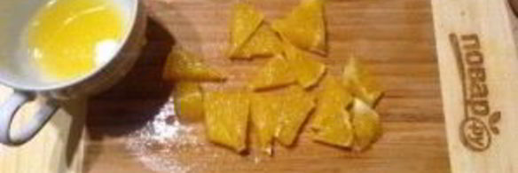 рис с морковкой, цуккини и апельсином