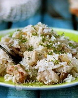 Рис с мясом в мультиварке