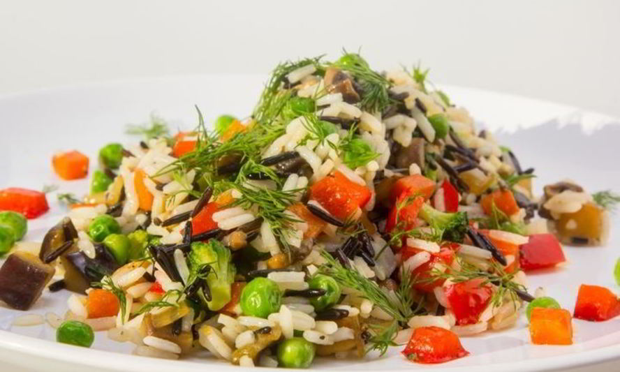 Рецепт риса с овощами