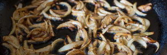 толченый картофель с лесными грибами