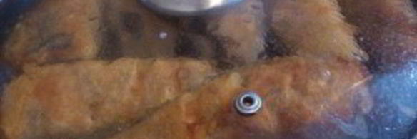 вкусная жареная рыба