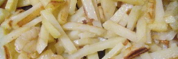 жареная картошечка с лесными грибочками