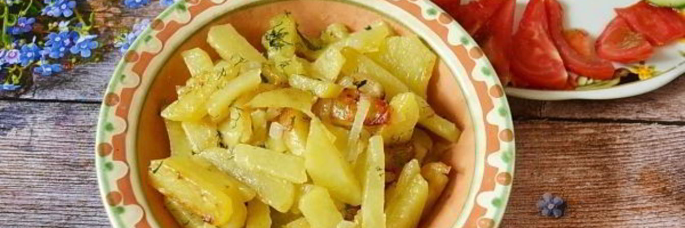 Жареная картошка на сливочном масле