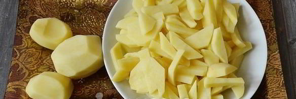 жареная картошка на сливочном масле