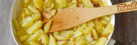 жареная картошка на сливочном масле