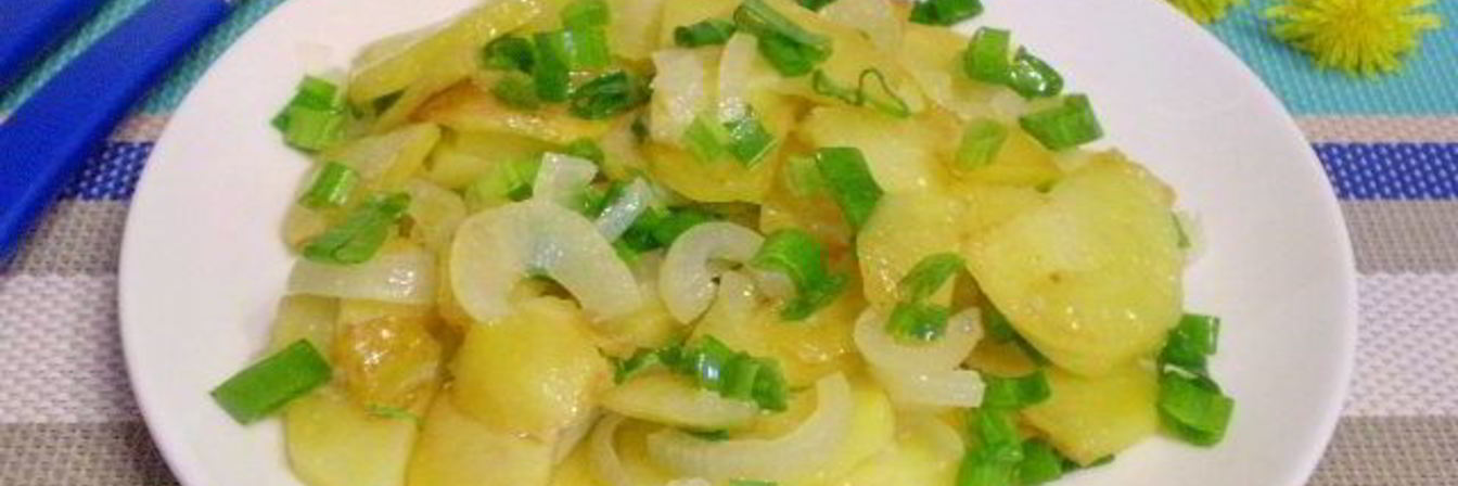 Жареная картошка с луком