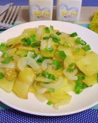 Жареная картошка с луком