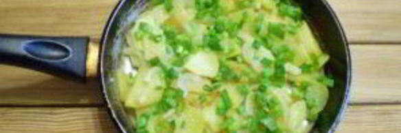 жареная картошка с луком