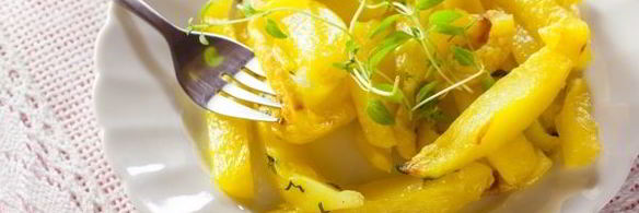 жареная картошка в микроволновке