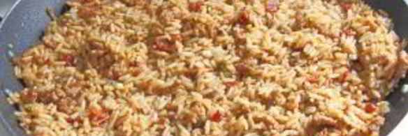 жареный рис со свининой