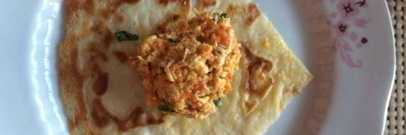 блинные голубцы под соусом бешамель