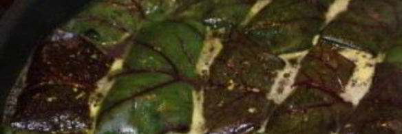 долма из свекольных листьев