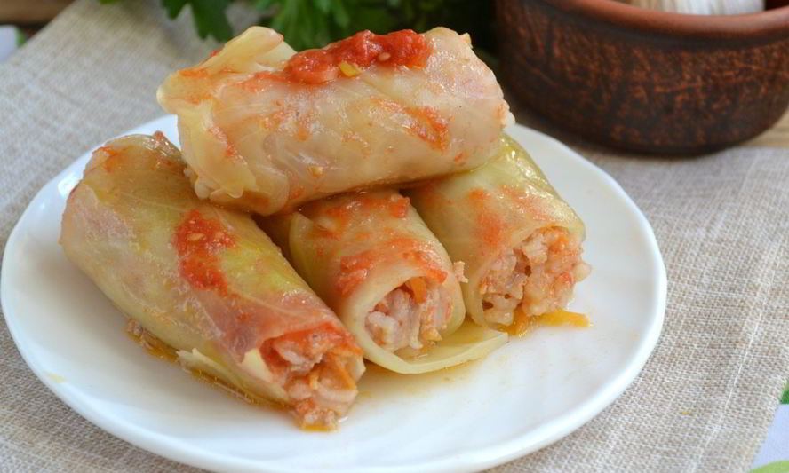Рецепт голубцов, фаршированных мясом и рисом