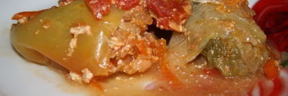 голубцы и перцы со свининой без риса