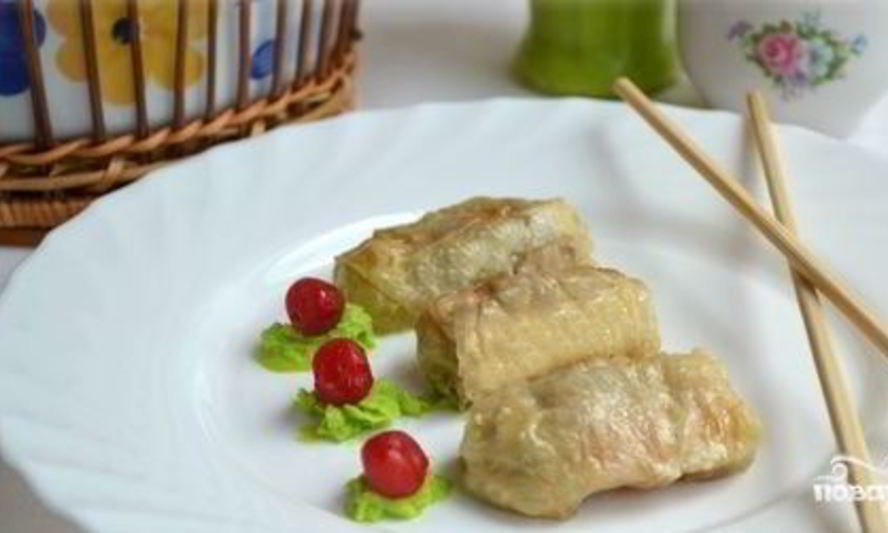 Рецепт голубцов из китайской капусты