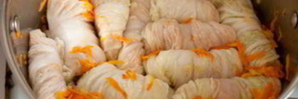 голубцы из курицы и пекинской капусты