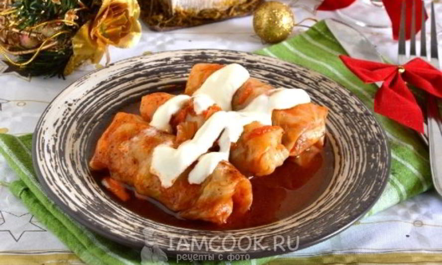 Рецепт голубцов с фаршем из мраморной говядины