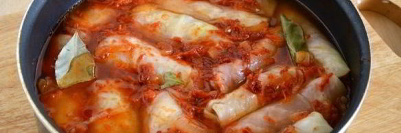 голубцы с фаршем из мраморной говядины