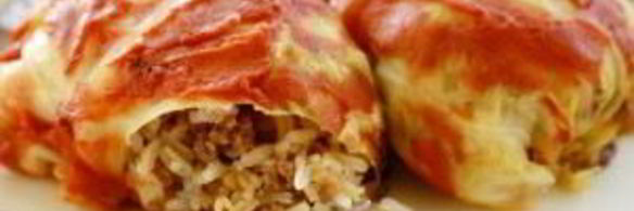 голубцы с мясом и рисом