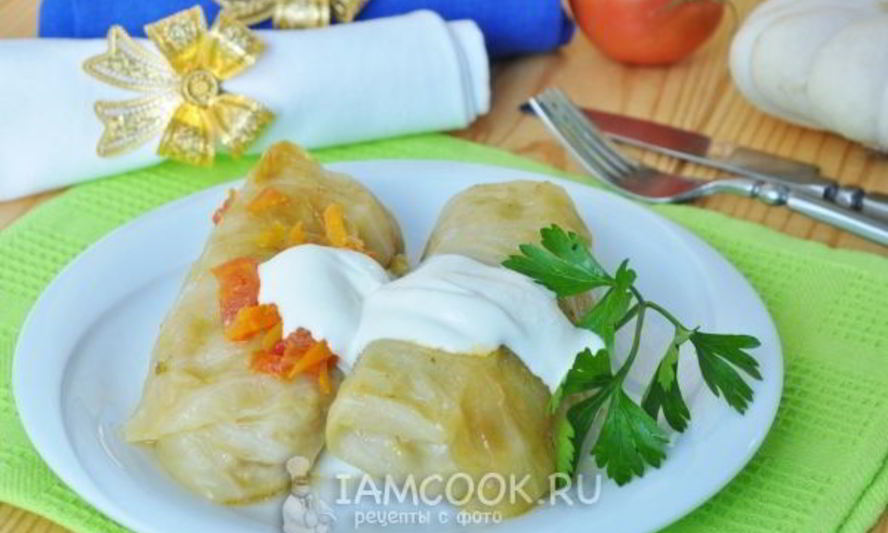 Рецепт голубцов со свиным фаршем и патиссонами