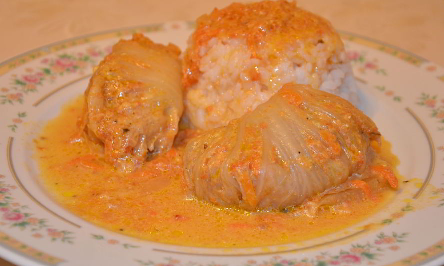 Рецепт голубцов в пекинской капусте в мультиварке