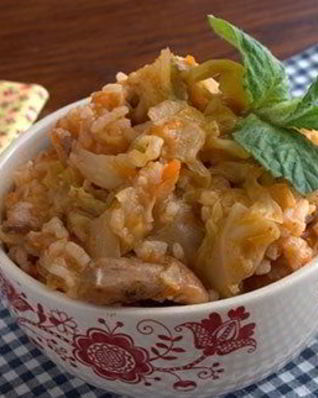 Ленивые голубцы овощные